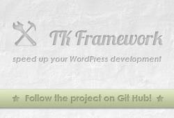 New Framework to speed up WordPress development