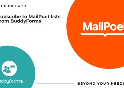 MailPoet and BuddyForms