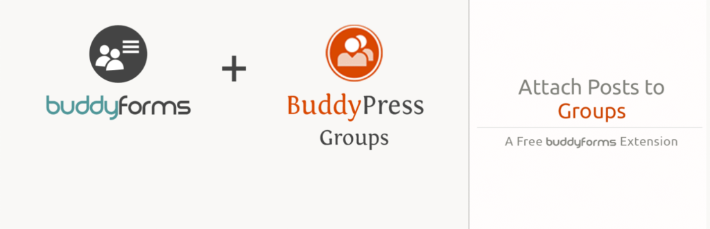 BuddyForms Attach Posts with Groups