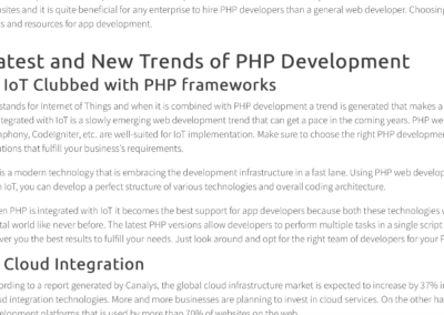 5 Hottest Trends of PHP Development in 2021