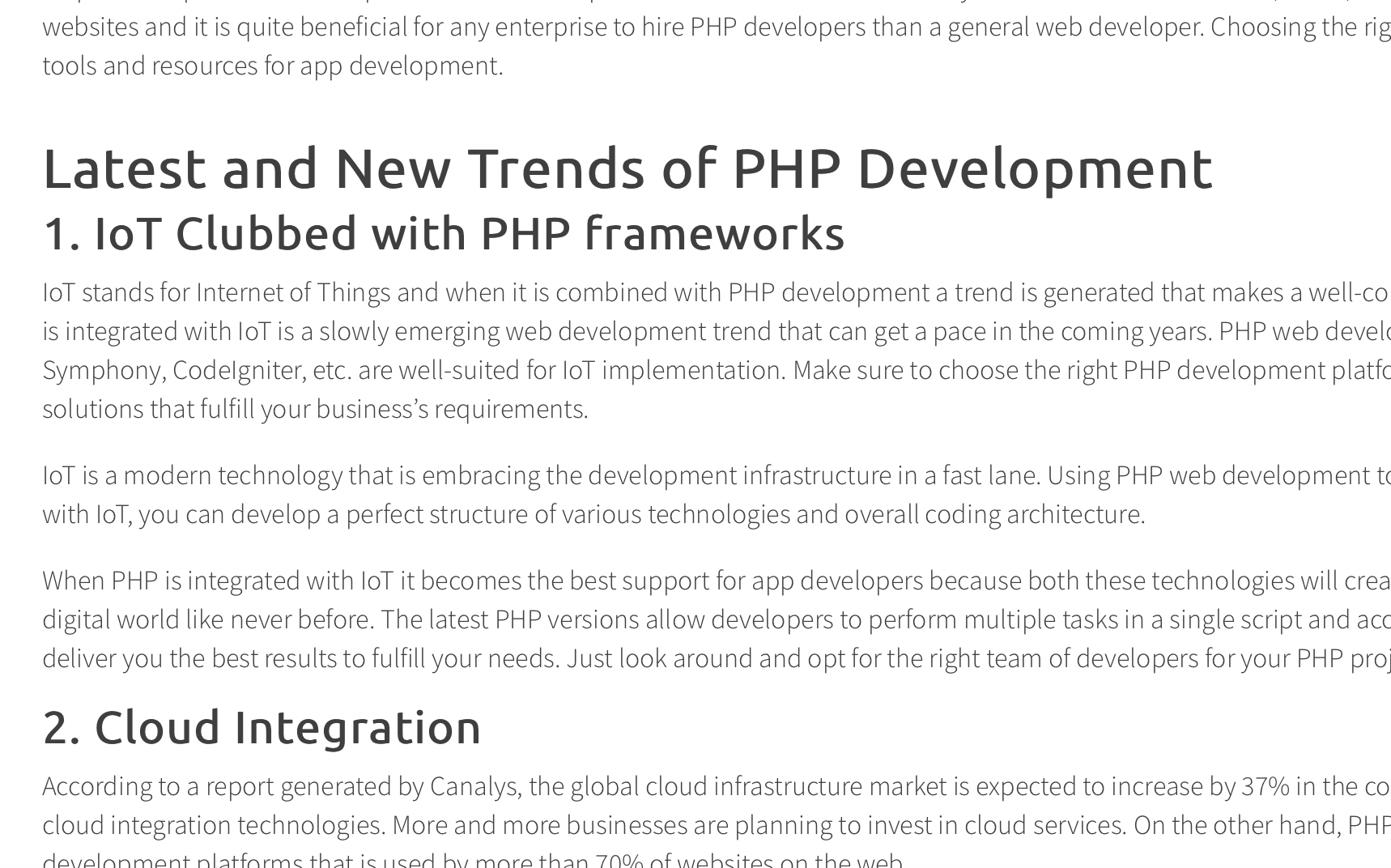 5 Hottest Trends of PHP Development in 2021